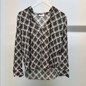 A.L.C. Geometric Print Blouse
